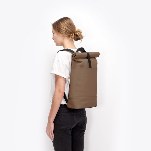 Hajo(ハヨ) Medium Backpack / Lotus Infinity - Chestnut
