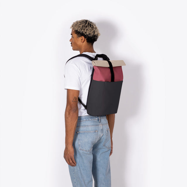 Hajo(ハヨ) Mini Backpack / Lotus Infinity - Burgundy-Black
