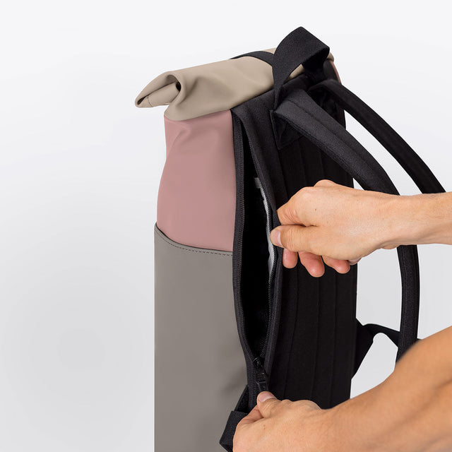Hajo(ハヨ) Mini Backpack / Lotus Rose-Dark Grey