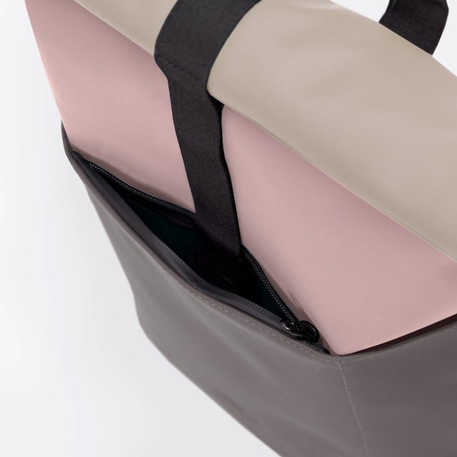 Hajo(ハヨ) Mini Backpack / Lotus Rose-Dark Grey