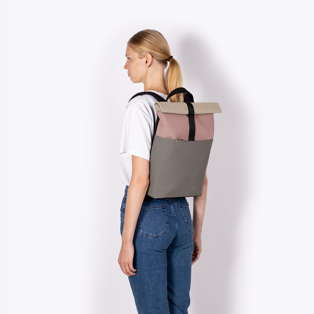 Hajo(ハヨ) Mini Backpack / Lotus Rose-Dark Grey