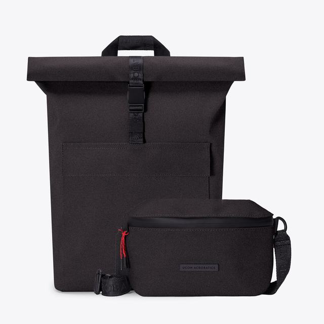 【Set】Jannik Medium Backpack / Jona Bag -Phantom - Asphalt Reflective