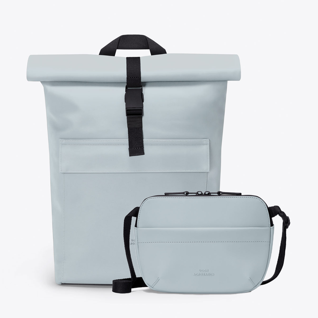 【Set】Jannik Medium Backpack / Melvin -Lotus Infinity- Dusty Blue