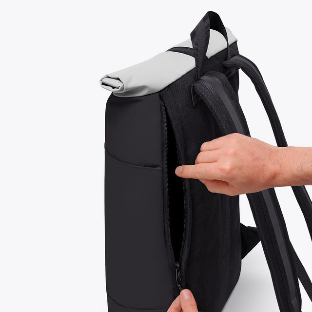 【Set】Hajo Medium Backpack / Jona Bag -Aloe-  Black