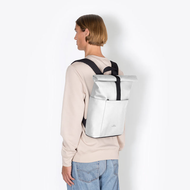 Hajo(ハヨ) Mini Backpack / Lotus Infinity - Silver Metallic