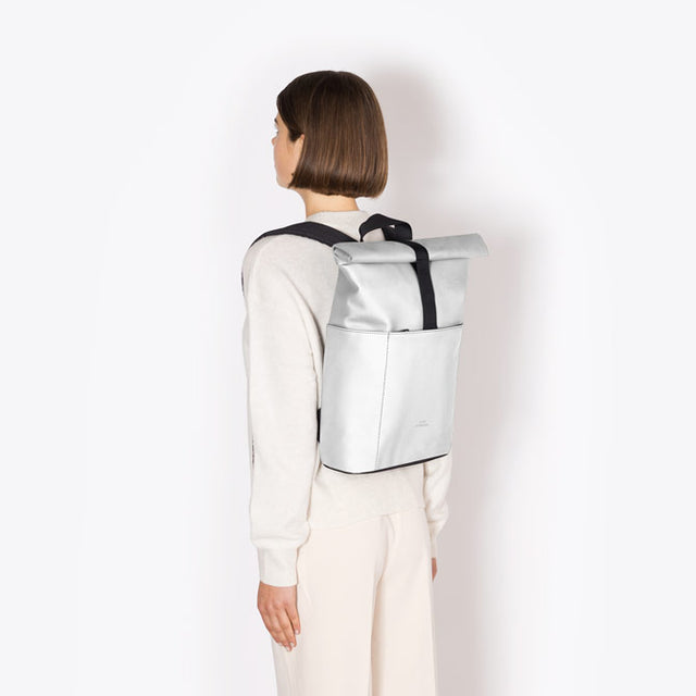 Hajo(ハヨ) Mini Backpack / Lotus Infinity - Silver Metallic