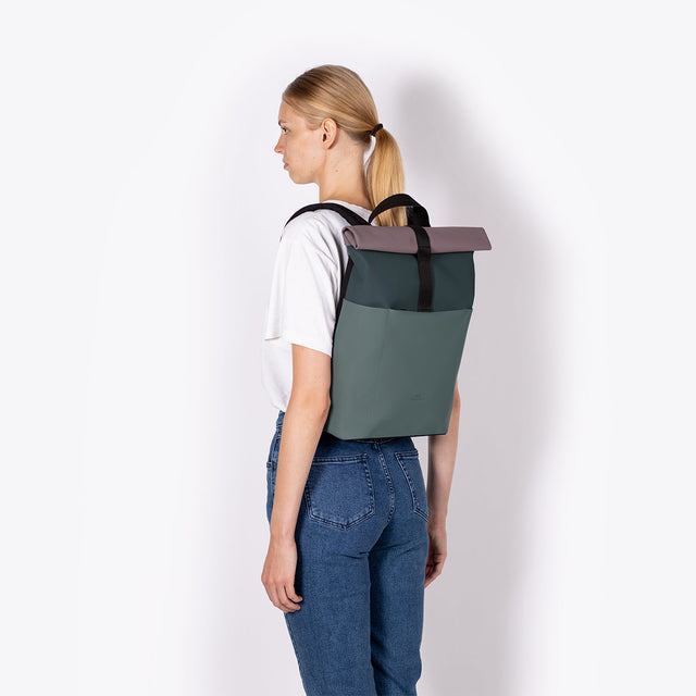 Hajo(ハヨ) Mini Backpack (Lotus - Forest Pine Green)